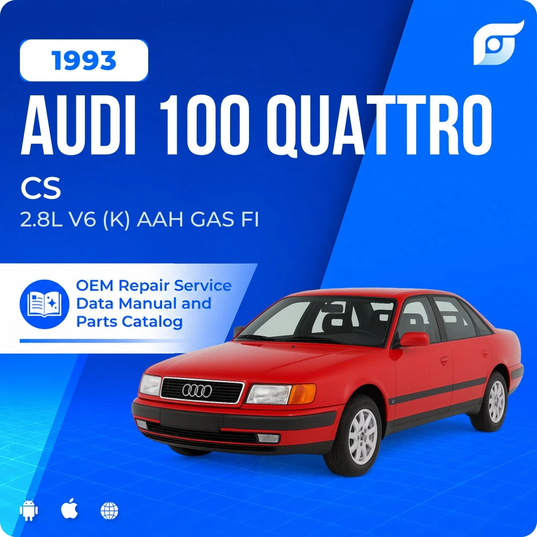 1993 Audi 100 Quattro CS - OEM Repair Service Manual