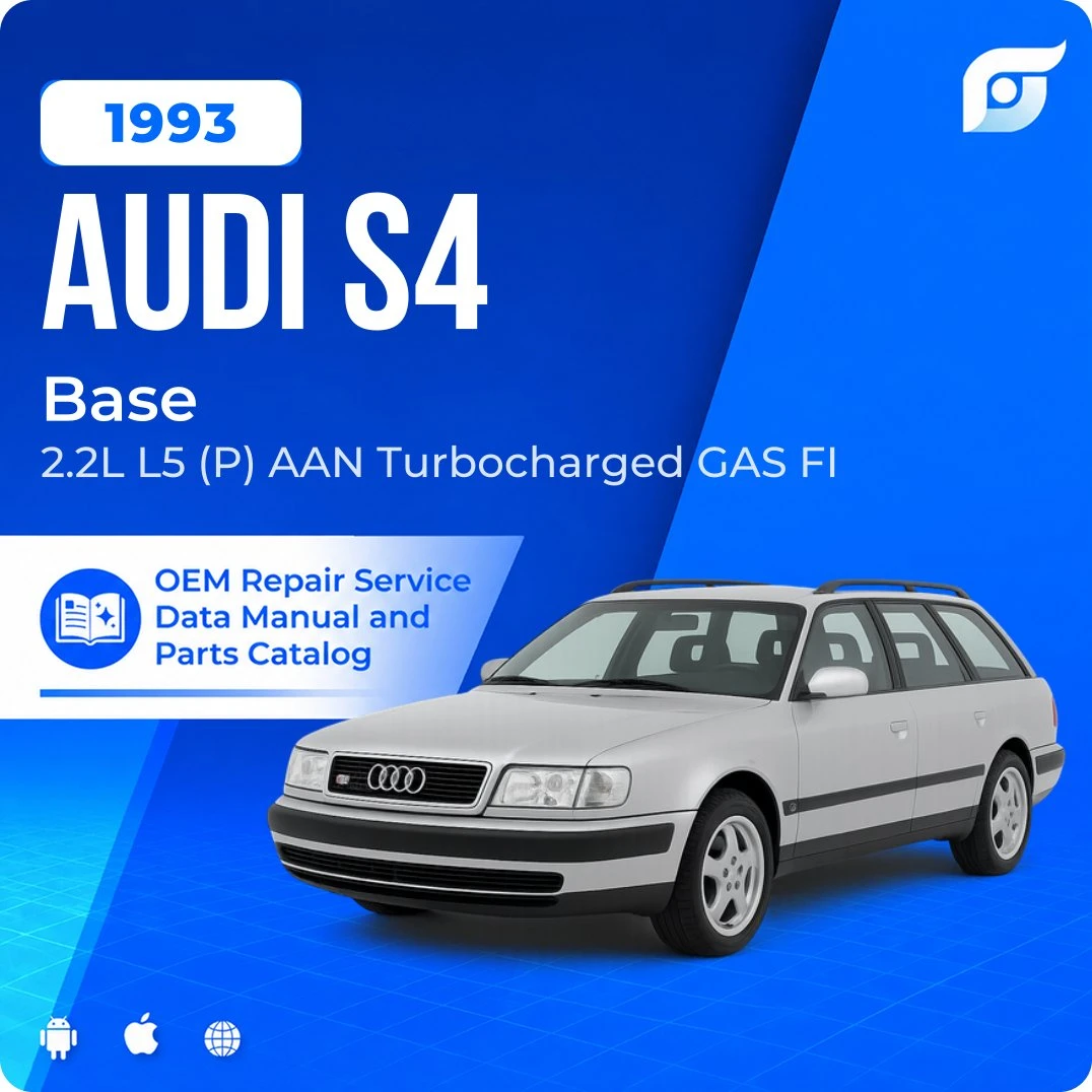 1993 Audi S4 Base - OEM Repair Service Manual