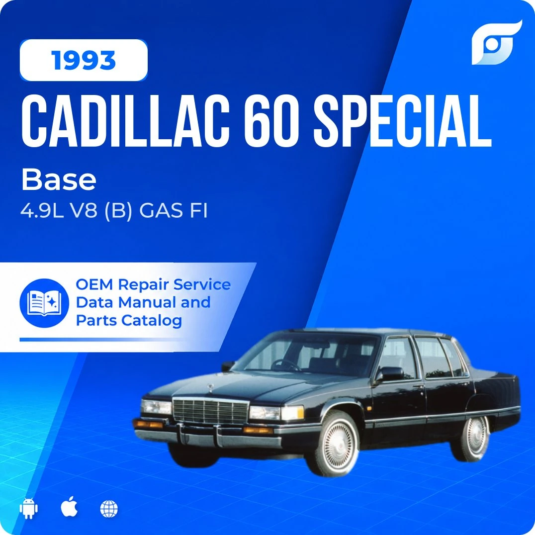 1993 Cadillac 60 Special Base - OEM Repair Service Manual