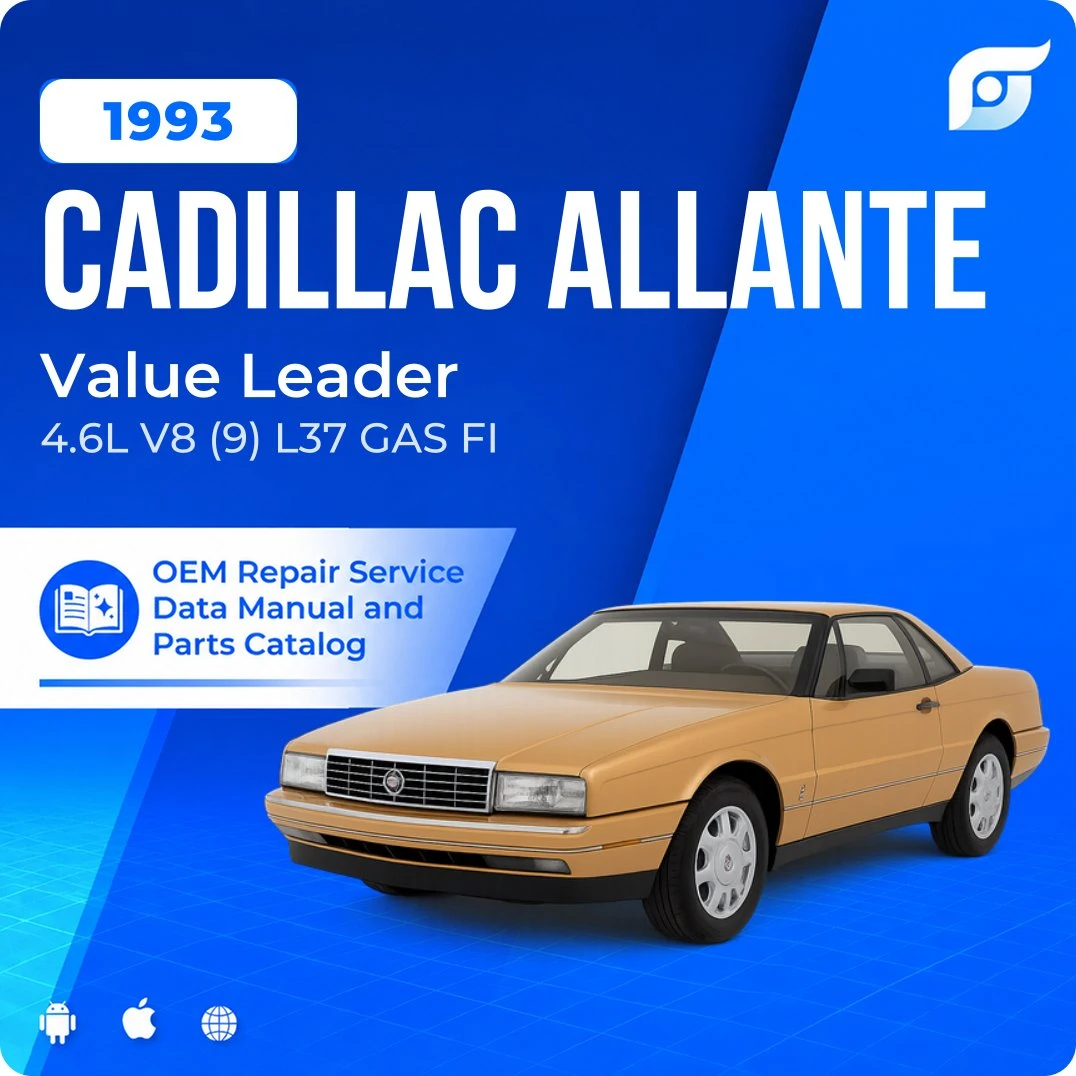 1993 Cadillac Allante Value Leader - OEM Repair Service Manual