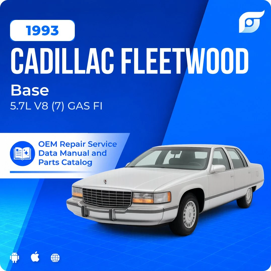 1993 Cadillac Fleetwood Base - OEM Repair Service Manual
