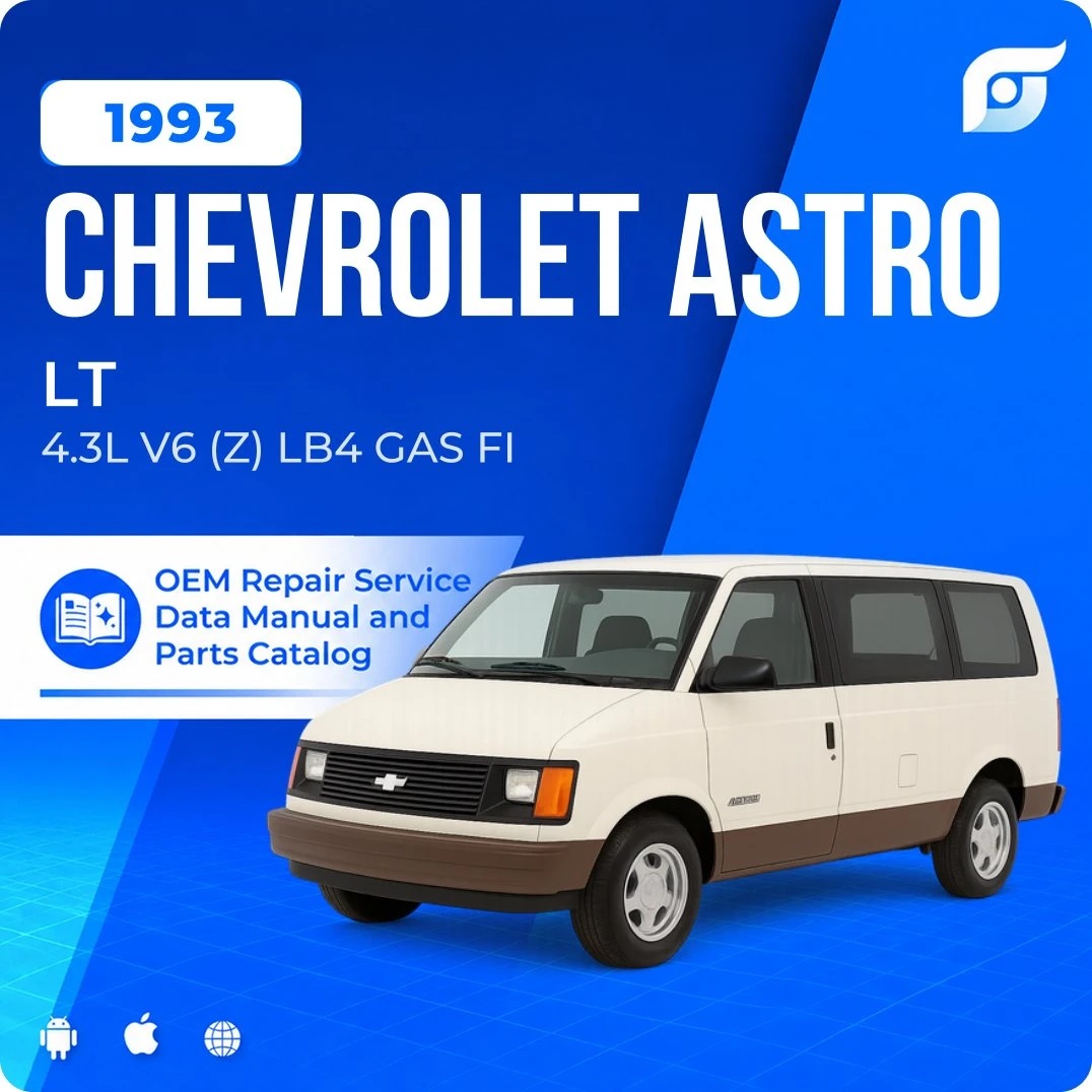 1993 Chevrolet Astro LT - OEM Repair Service Manual