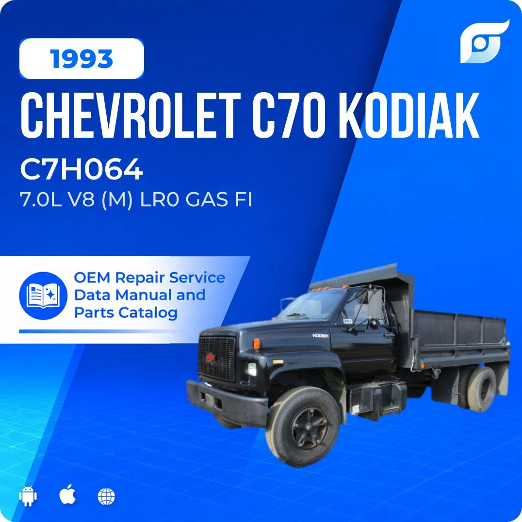 1993 Chevrolet C70 Kodiak C7H064 - OEM Repair Service Manual