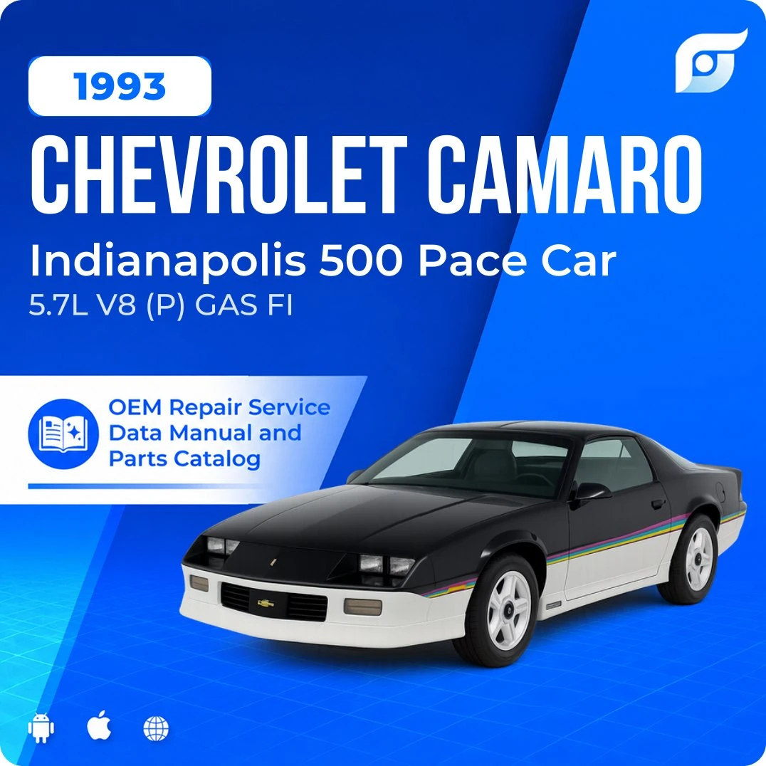 1993 Chevrolet Camaro Indianapolis 500 Pace Car - OEM Repair Service Manual