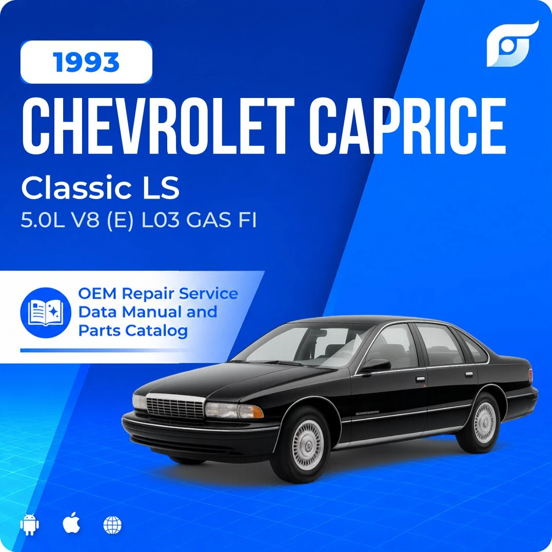 1993 Chevrolet Caprice Classic LS - OEM Repair Service Manual