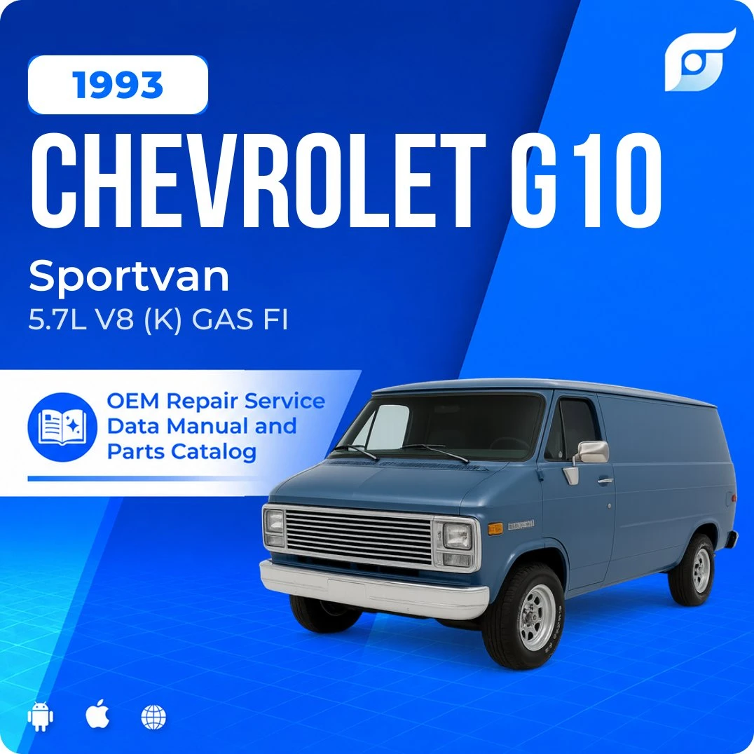 1993 Chevrolet G10 Sportvan - OEM Repair Service Manual