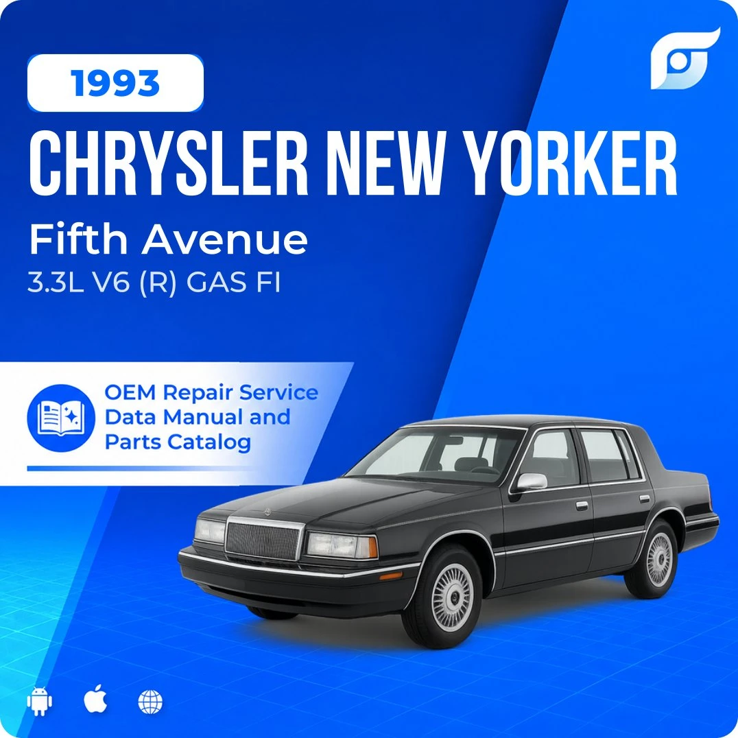 1993 Chrysler New Yorker Fifth Avenue - OEM Repair Service Manual
