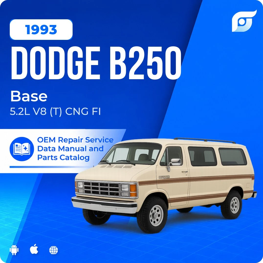 1993 Dodge B250 Base - OEM Repair Service Manual