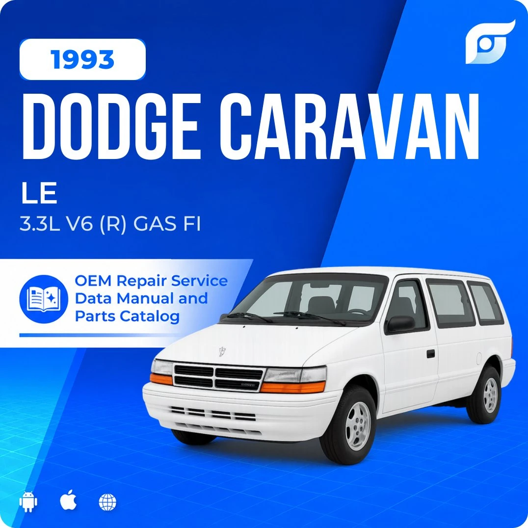 1993 Dodge Caravan LE - OEM Repair Service Manual