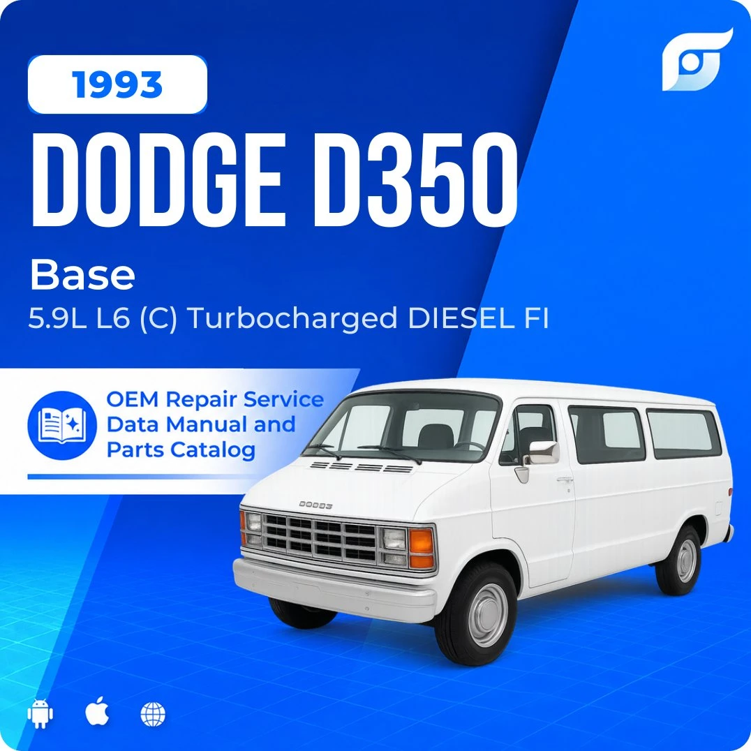 1993 Dodge D350 Base - OEM Repair Service Manual