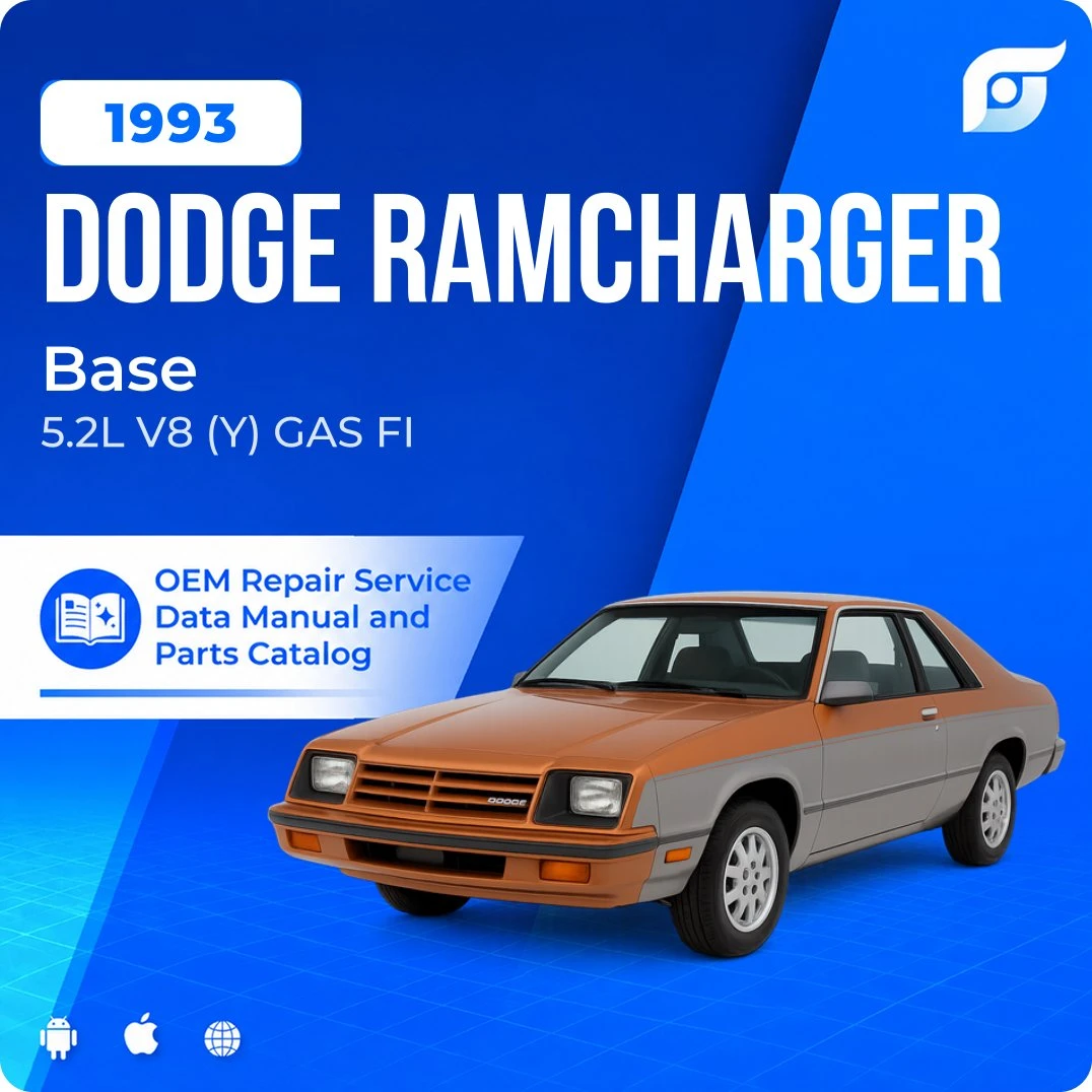 1993 Dodge Ramcharger Base - OEM Repair Service Manual
