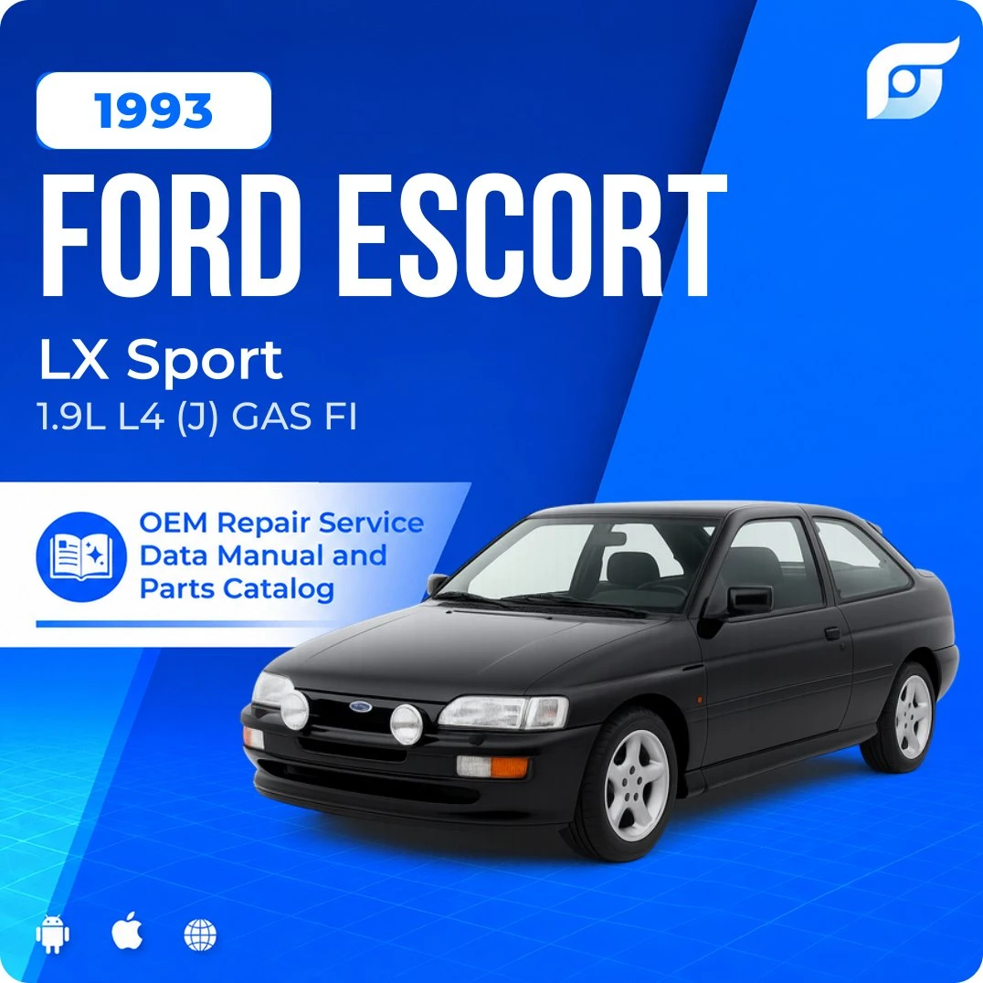 1993 Ford Escort LX Sport - OEM Repair Service Manual