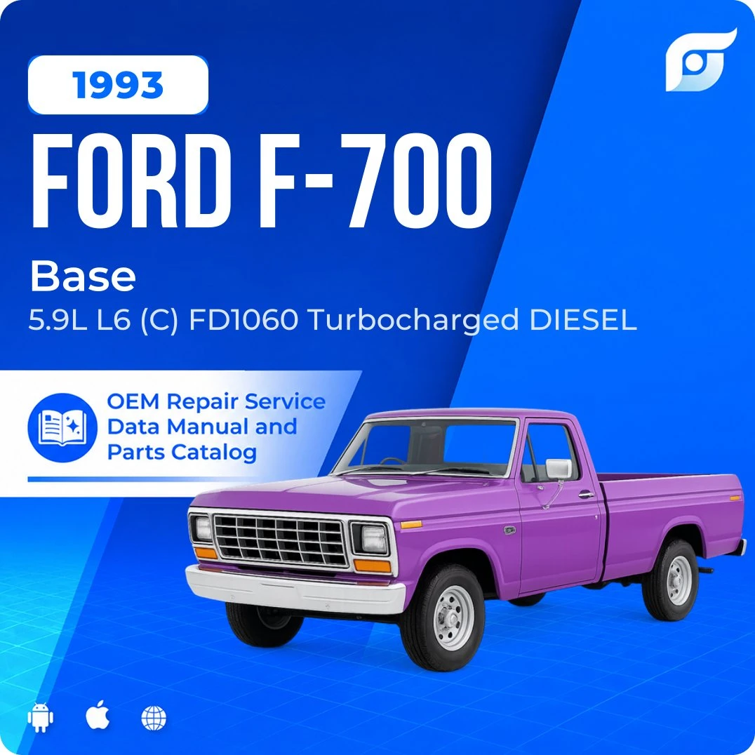 1993 Ford F-700 Base - OEM Repair Service Manual