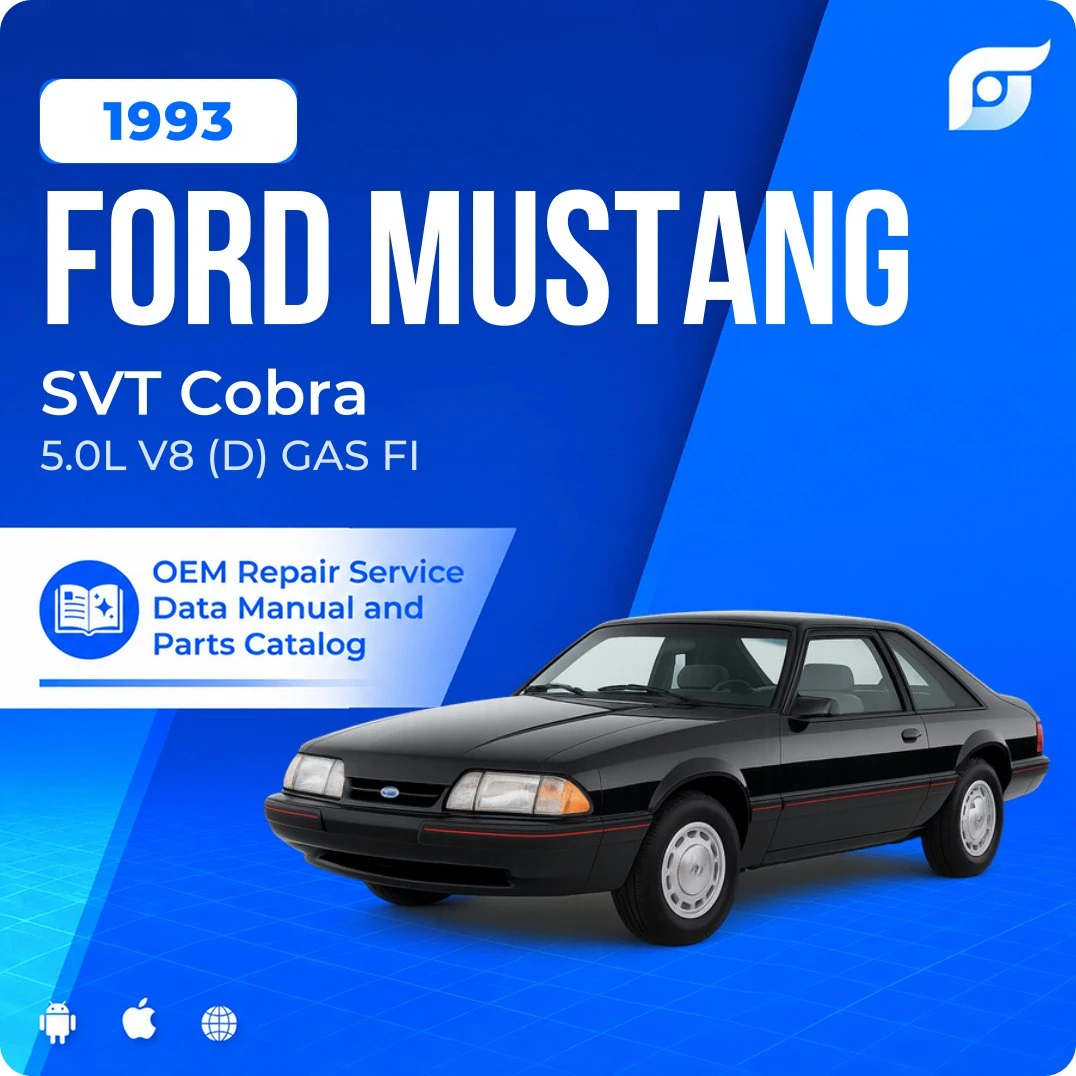 1993 Ford Mustang SVT Cobra - OEM Repair Service Manual