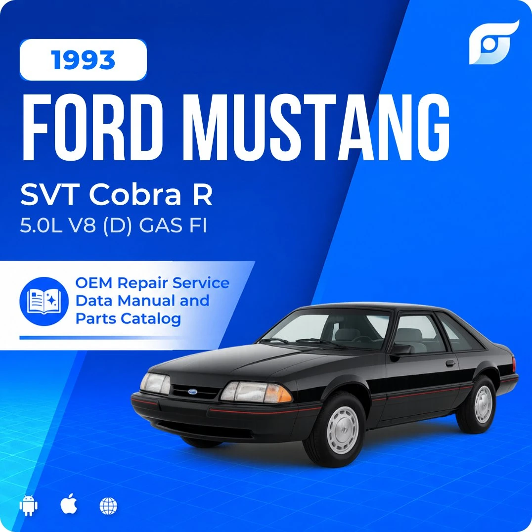 1993 Ford Mustang SVT Cobra R - OEM Repair Service Manual