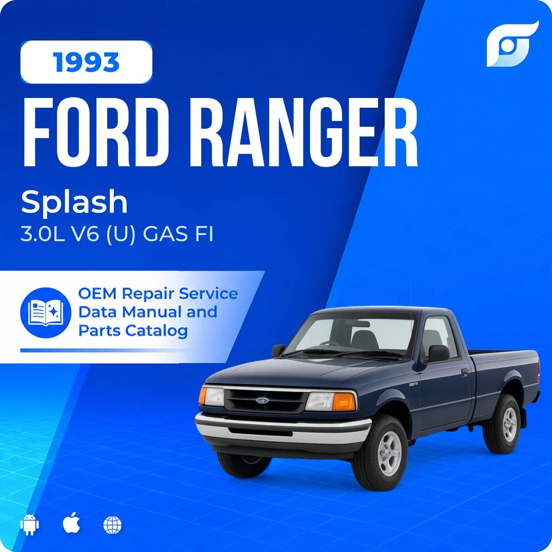1993 Ford Ranger Splash - OEM Repair Service Manual