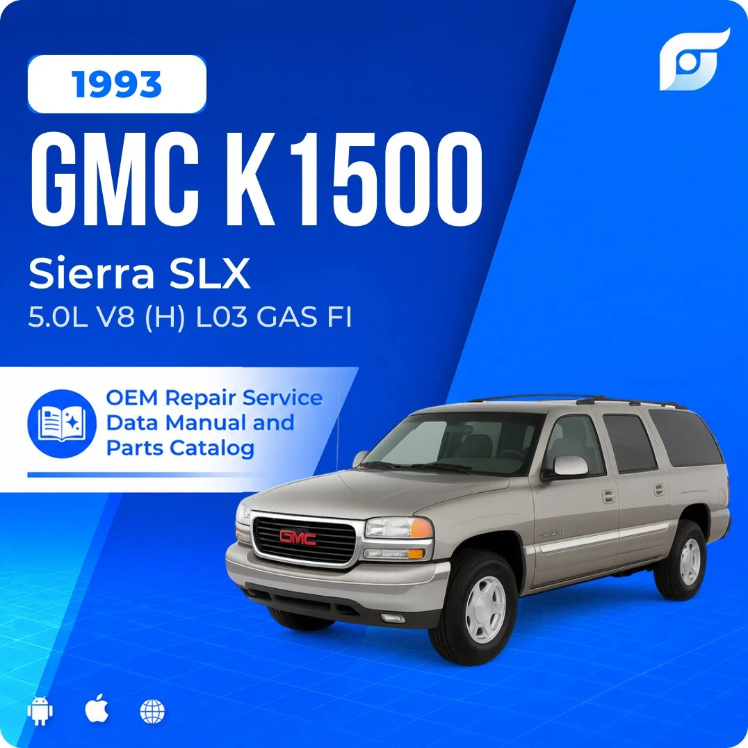 1993 GMC K1500 Sierra SLX - OEM Repair Service Manual