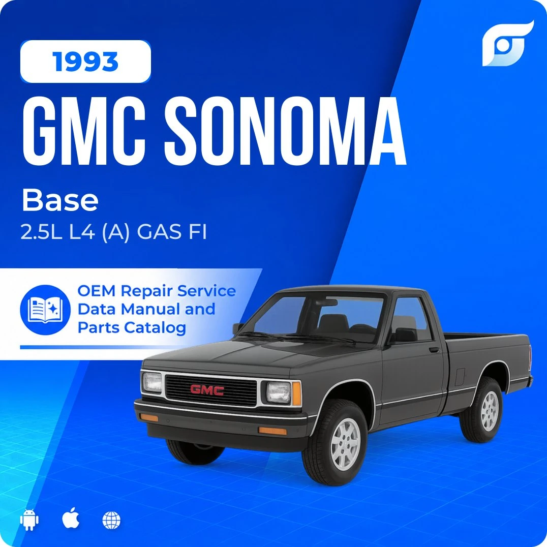 1993 GMC Sonoma Base - OEM Repair Service Manual