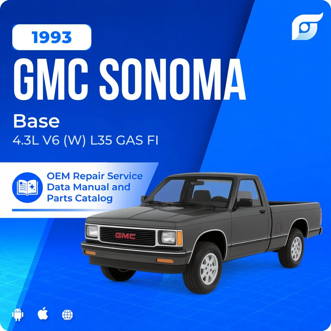 1993 GMC Sonoma Base - OEM Repair Service Manual