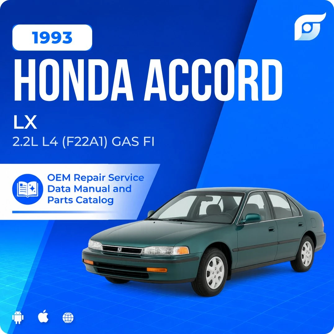 1993 Honda Accord LX - OEM Repair Service Manual