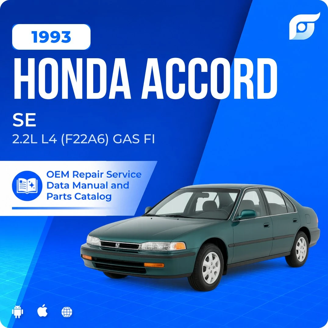 1993 Honda Accord SE - OEM Repair Service Manual