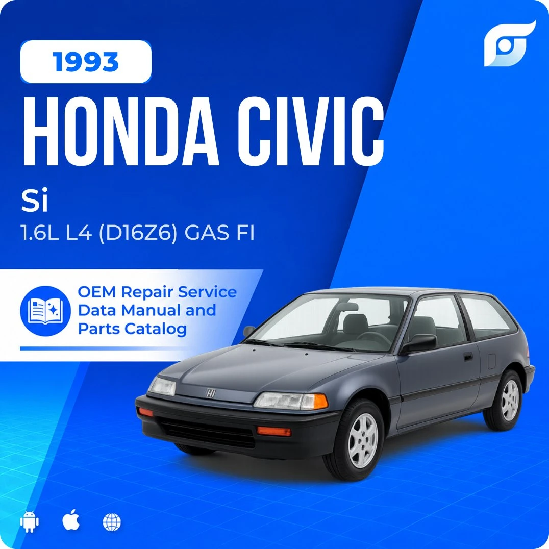 1993 Honda Civic Si - OEM Repair Service Manual
