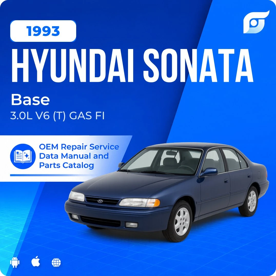 1993 Hyundai Sonata Base - OEM Repair Service Manual