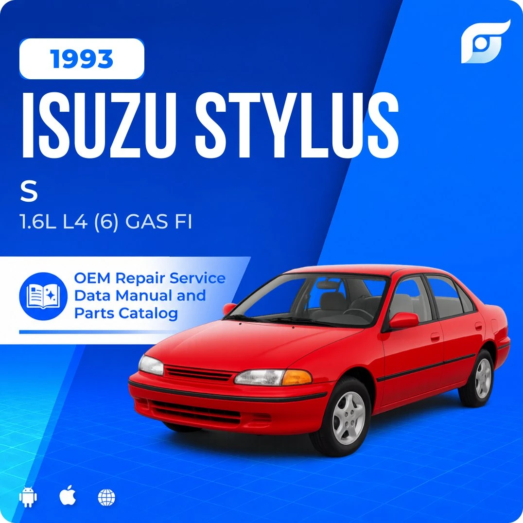 1993 Isuzu Stylus S - OEM Repair Service Manual