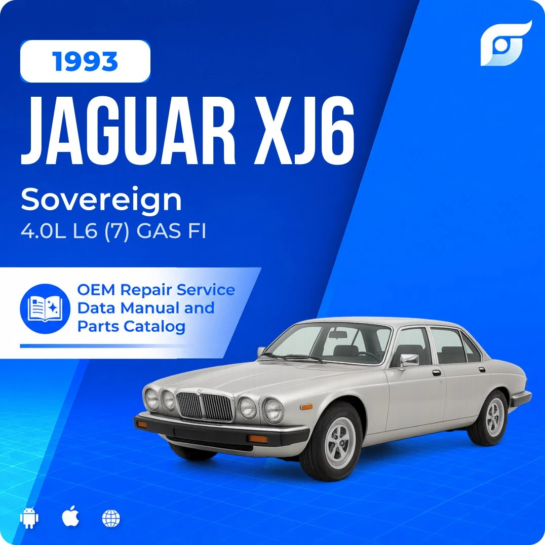 1993 Jaguar XJ6 Sovereign - OEM Repair Service Manual