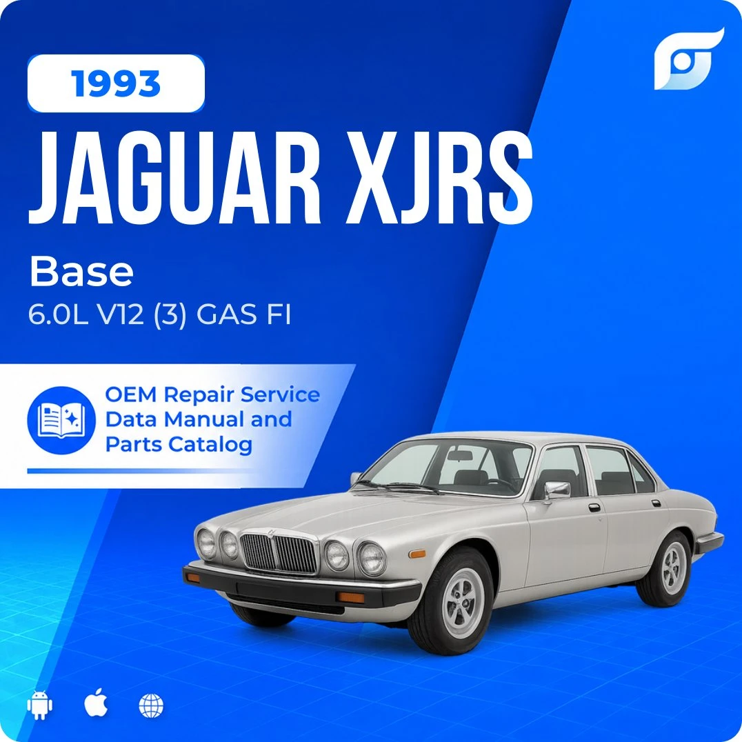1993 Jaguar XJRS Base - OEM Repair Service Manual