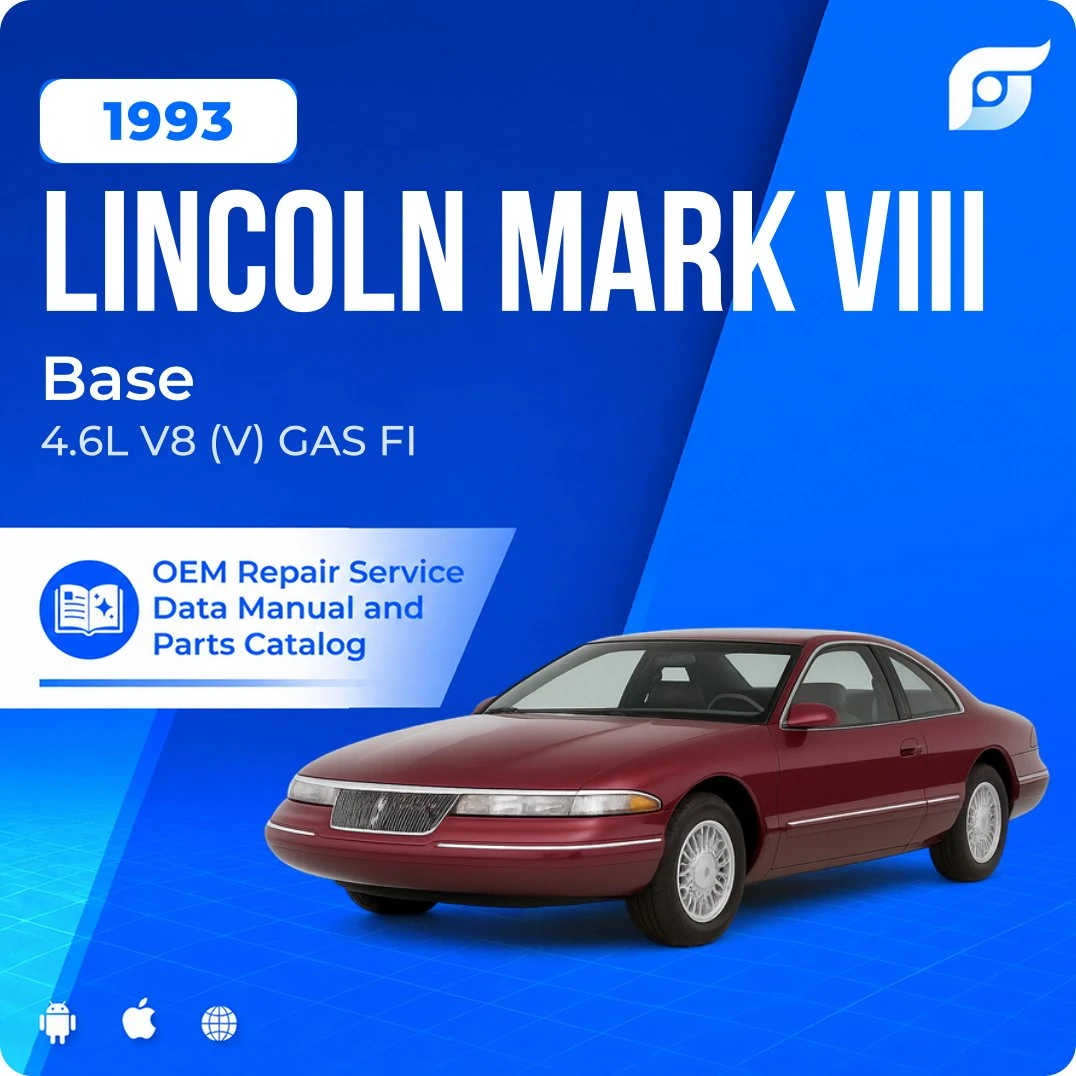 1993 Lincoln Mark VIII Base - OEM Repair Service Manual