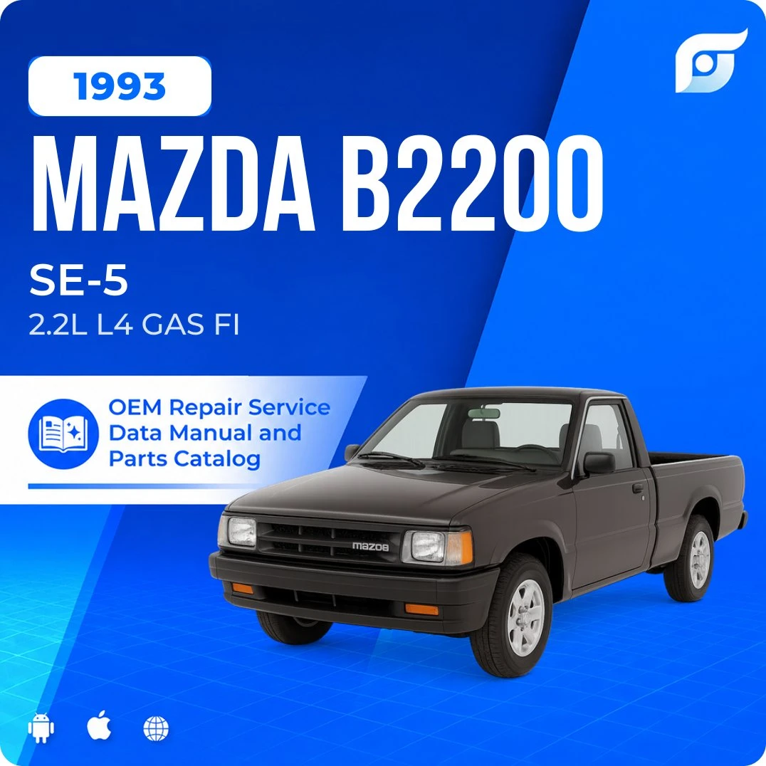 1993 Mazda B2200 SE-5 - OEM Repair Service Manual