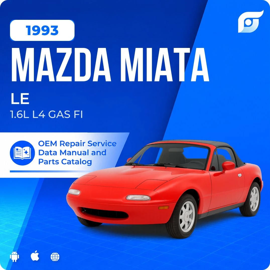 1993 Mazda Miata LE - OEM Repair Service Manual