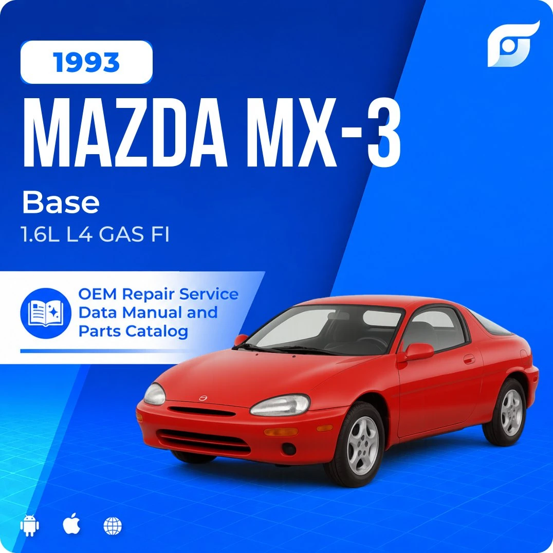 1993 Mazda MX-3 Base - OEM Repair Service Manual