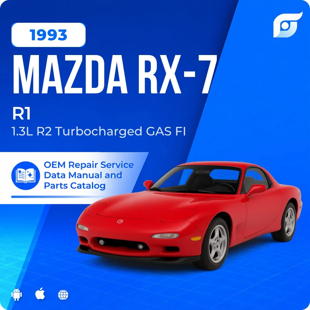 1993 Mazda RX-7 R1 - OEM Repair Service Manual