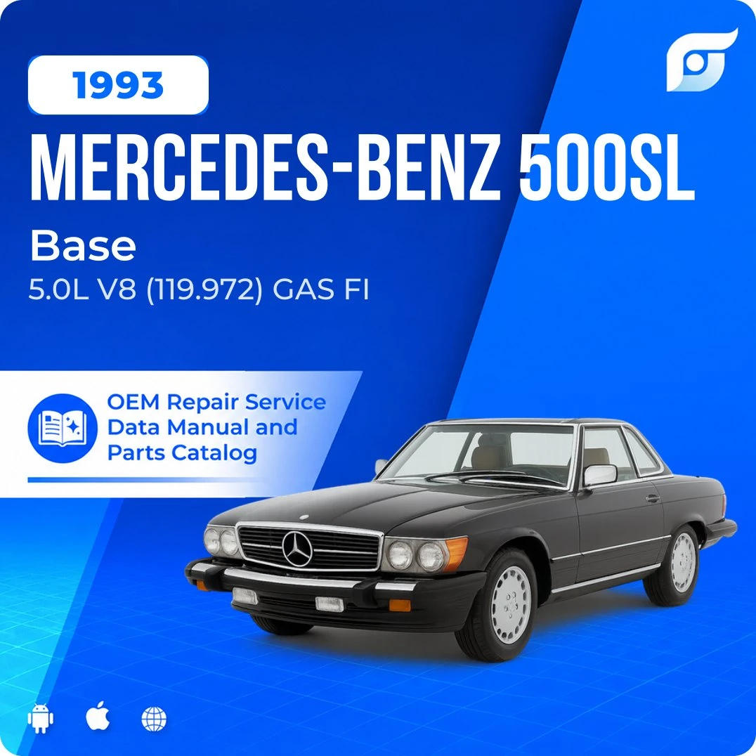 1993 Mercedes-Benz 500SL Base - OEM Repair Service Manual