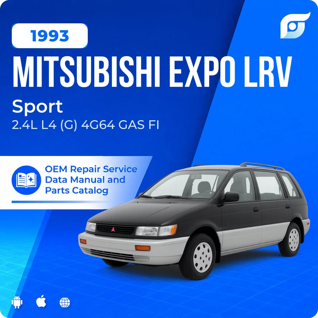 1993 Mitsubishi Expo LRV Sport - OEM Repair Service Manual
