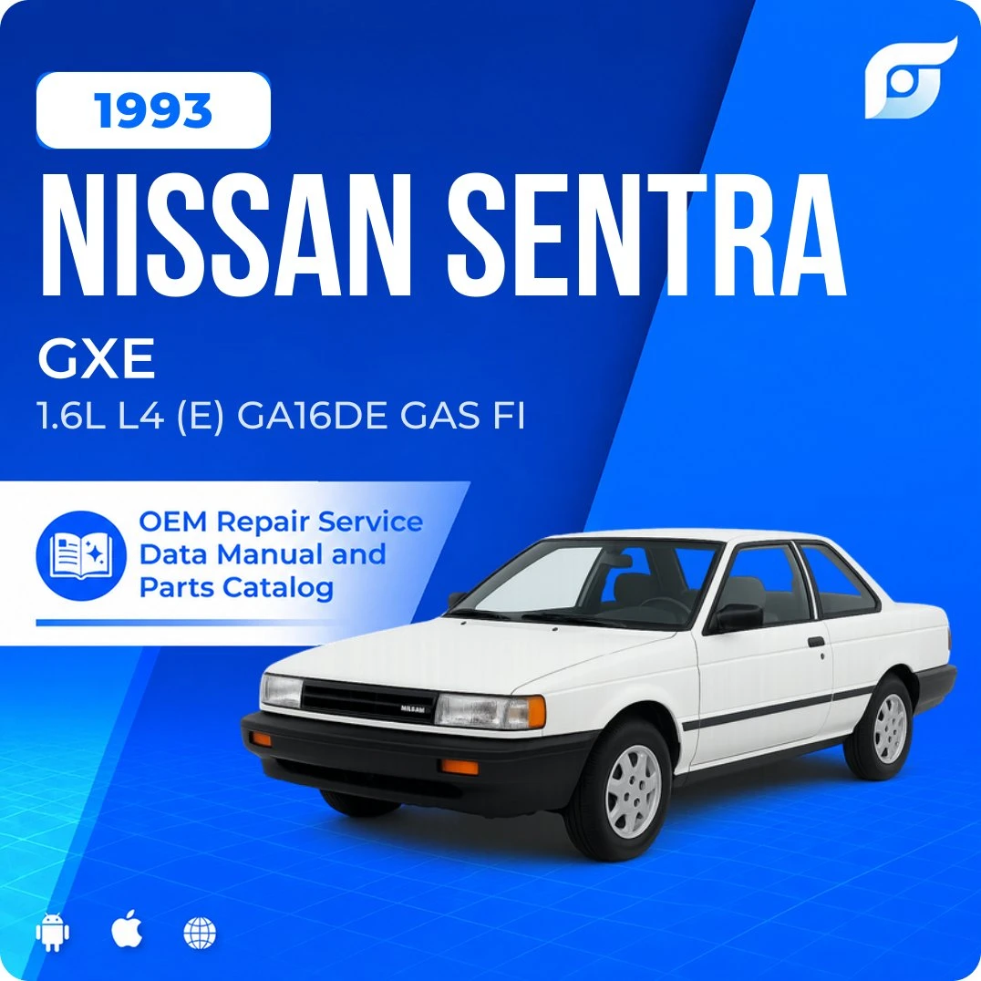 1993 Nissan Sentra GXE - OEM Repair Service Manual