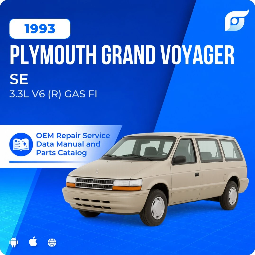 1993 Plymouth Grand Voyager SE - OEM Repair Service Manual