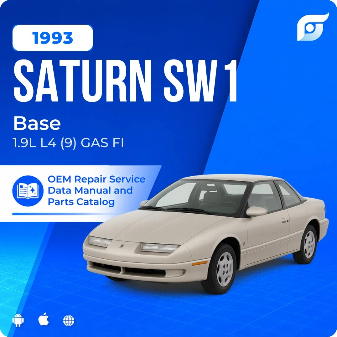 1993 Saturn SW1 Base - OEM Repair Service Manual