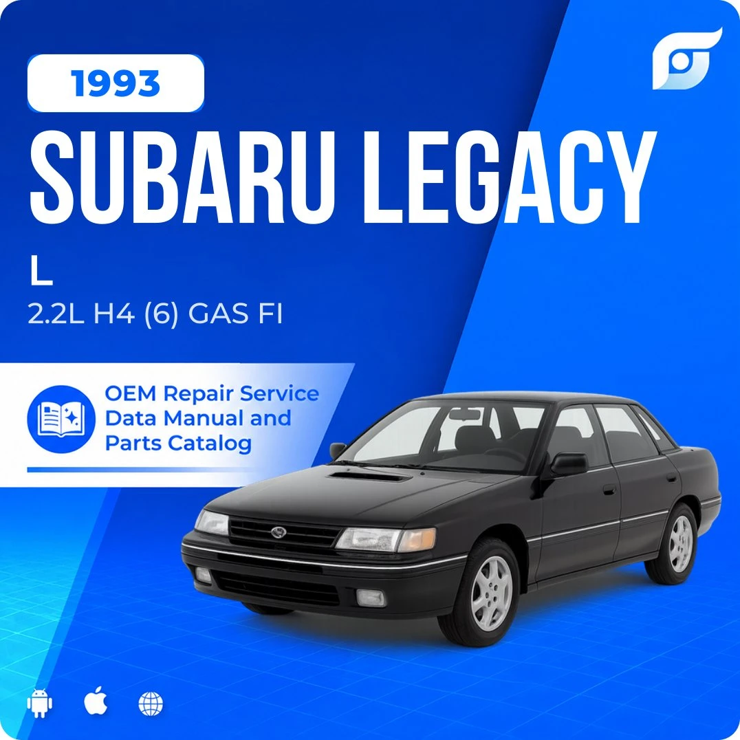 1993 Subaru Legacy L - OEM Repair Service Manual
