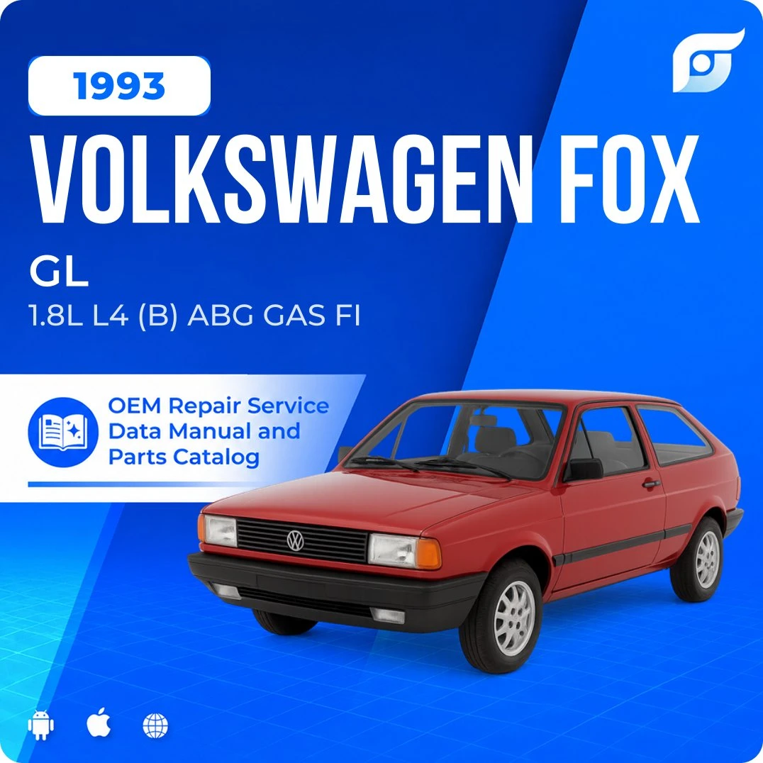1993 Volkswagen Fox GL - OEM Repair Service Manual