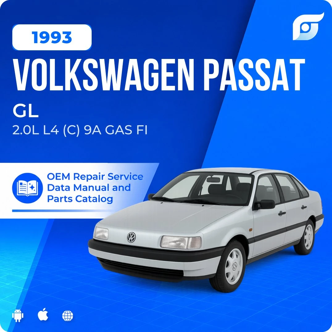1993 Volkswagen Passat GL - OEM Repair Service Manual