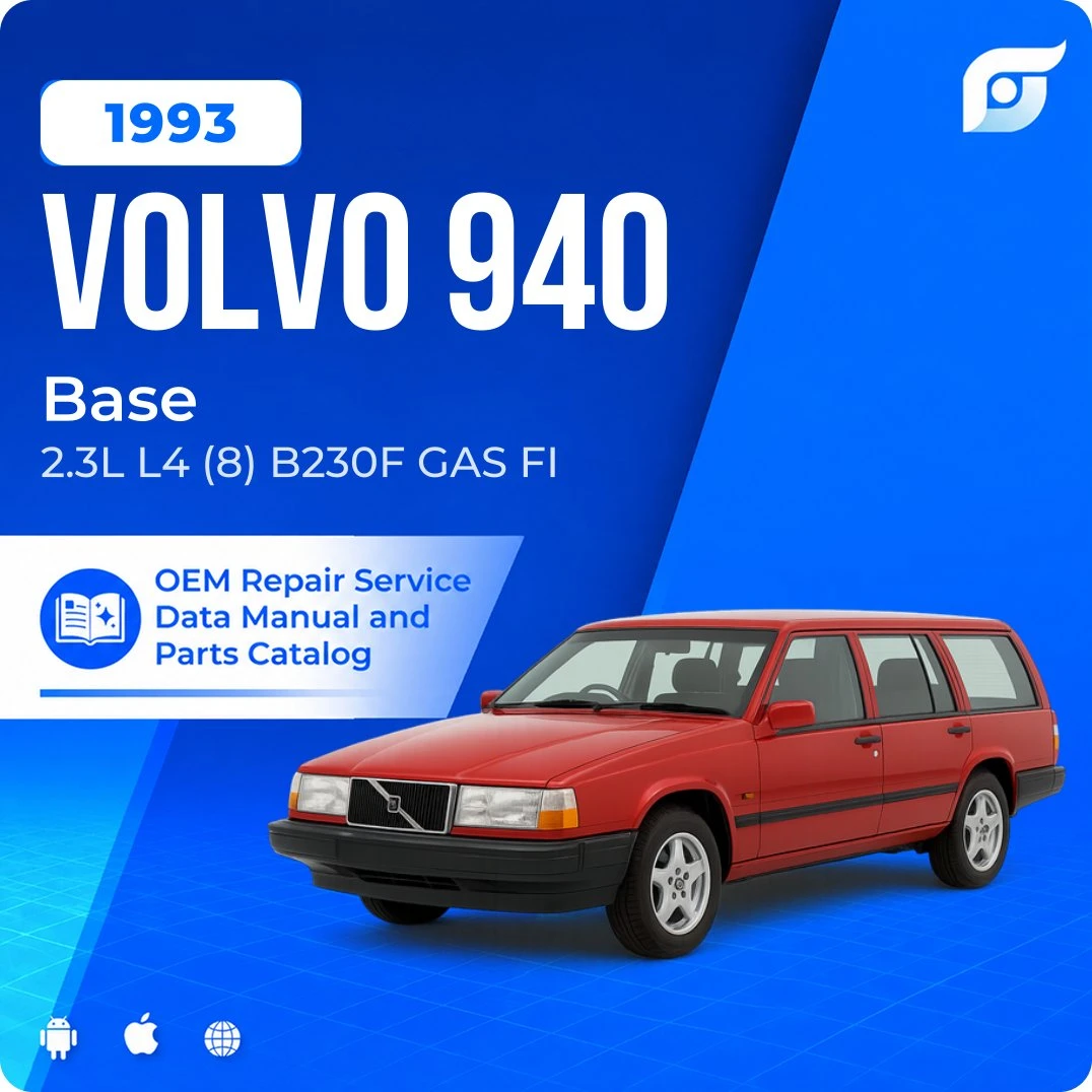 1993 Volvo 940 Base - OEM Repair Service Manual