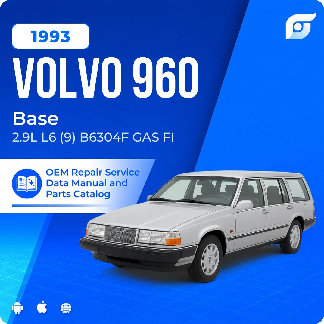 1993 Volvo 960 Base - OEM Repair Service Manual
