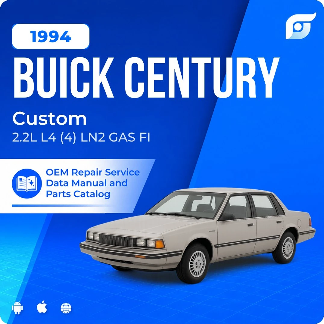 1994 Buick Century Custom - OEM Repair Service Manual