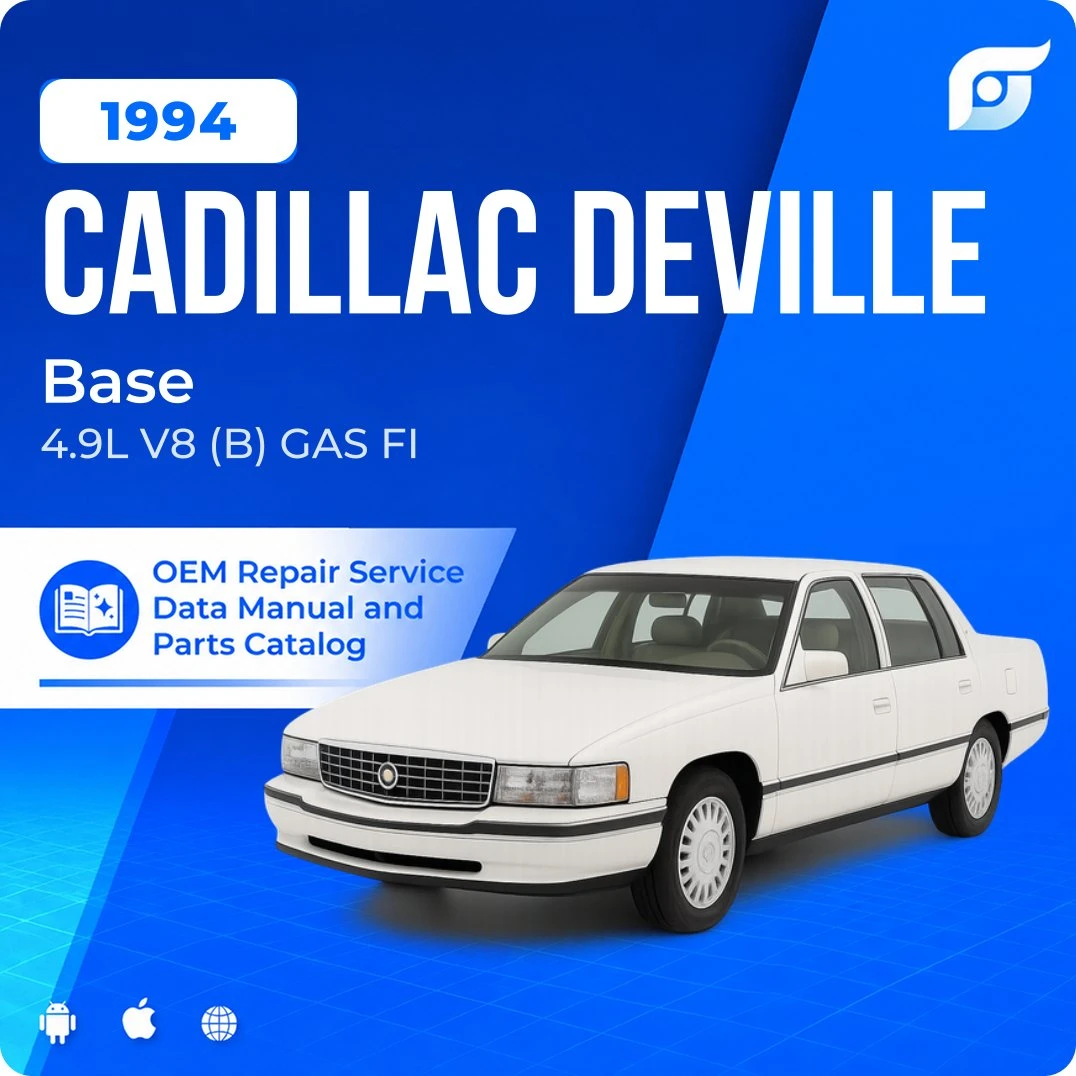 1994 Cadillac DeVille Base - OEM Repair Service Manual