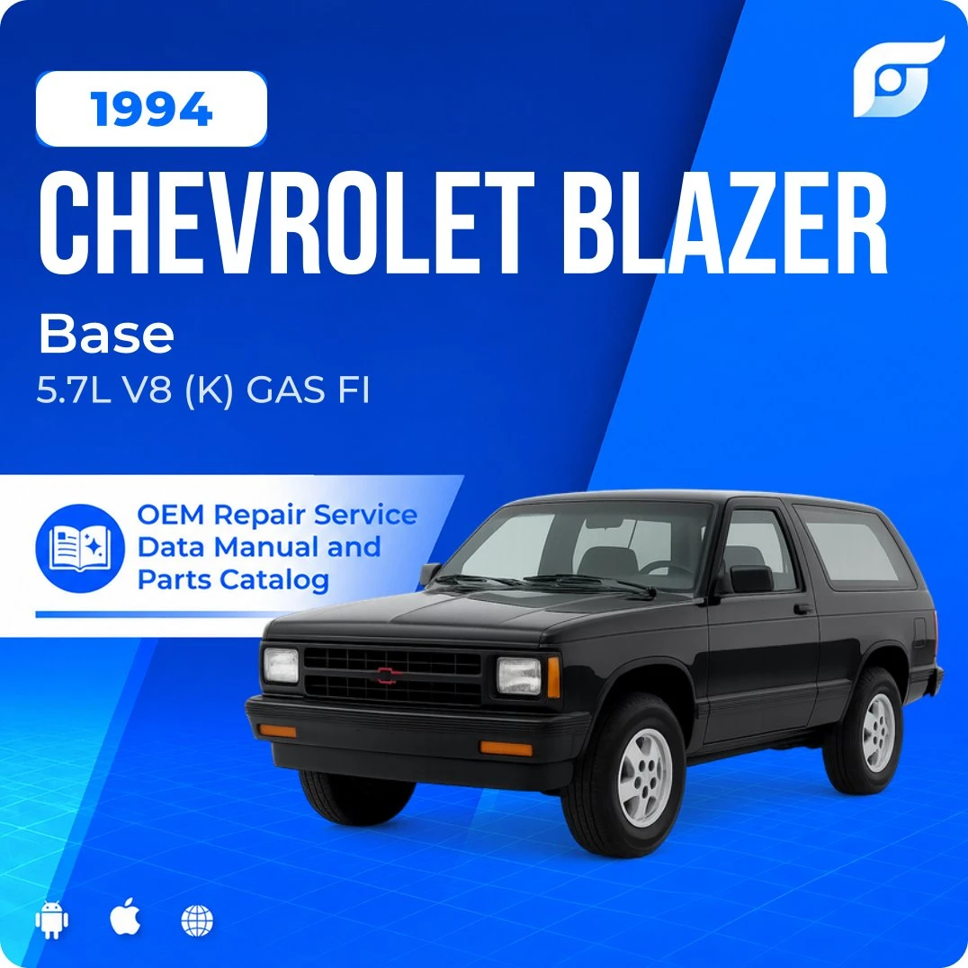 1994 Chevrolet Blazer Base - OEM Repair Service Manual