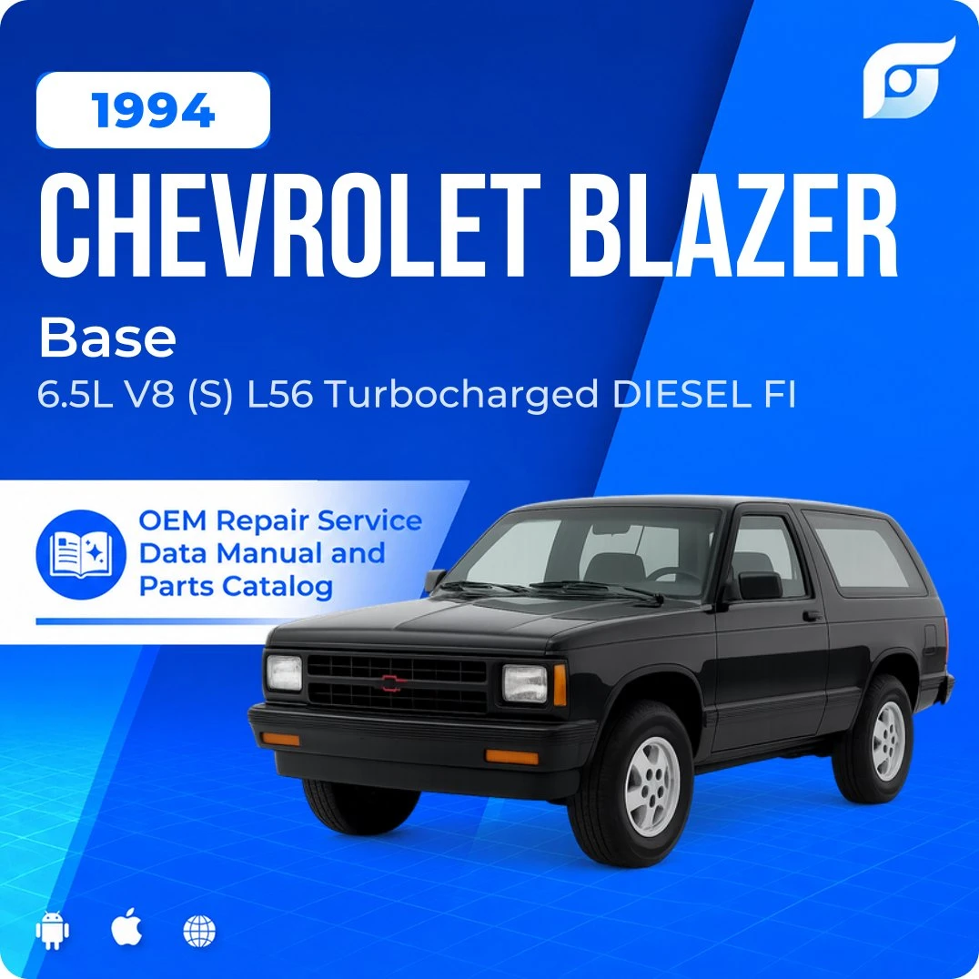 1994 Chevrolet Blazer Base - OEM Repair Service Manual