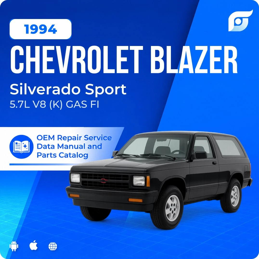 1994 Chevrolet Blazer Silverado Sport - OEM Repair Service Manual